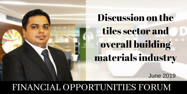 Discussion on the tiles sector and overall building materials industry