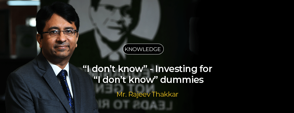 “I don’t know” - Investing for “I don’t know” dummies